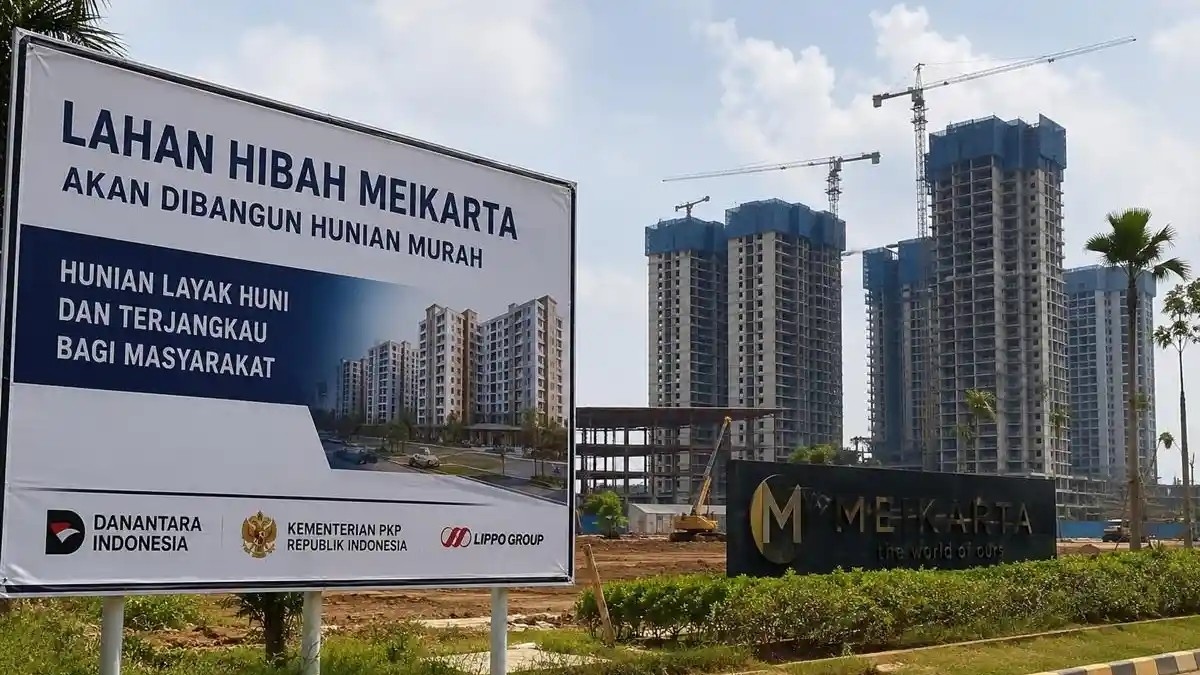 Lahan Hibah Meikarta Bakal Diisi 141 Ribu Rusun Subsidi