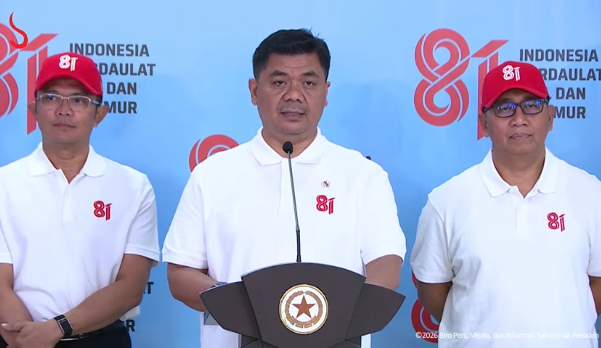 Pemerintah Siapkan Rangkaian Peringatan HUT ke-81 RI, Prabowo Undang Tokoh Bangsa ke Istana