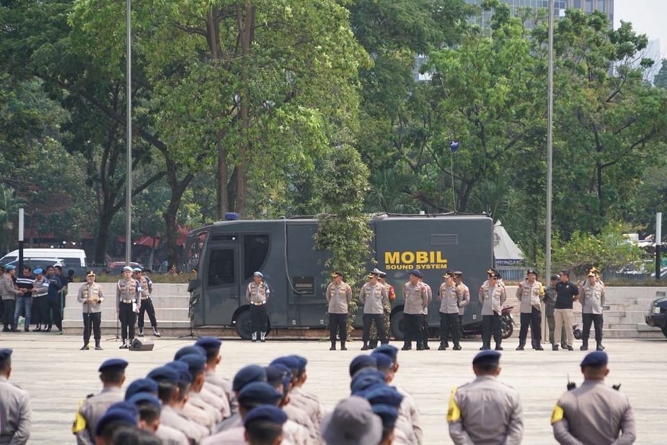 Polisi Kerahkan 3.269 Personel Amankan Zikir dan Doa Kebangsaan di Monas