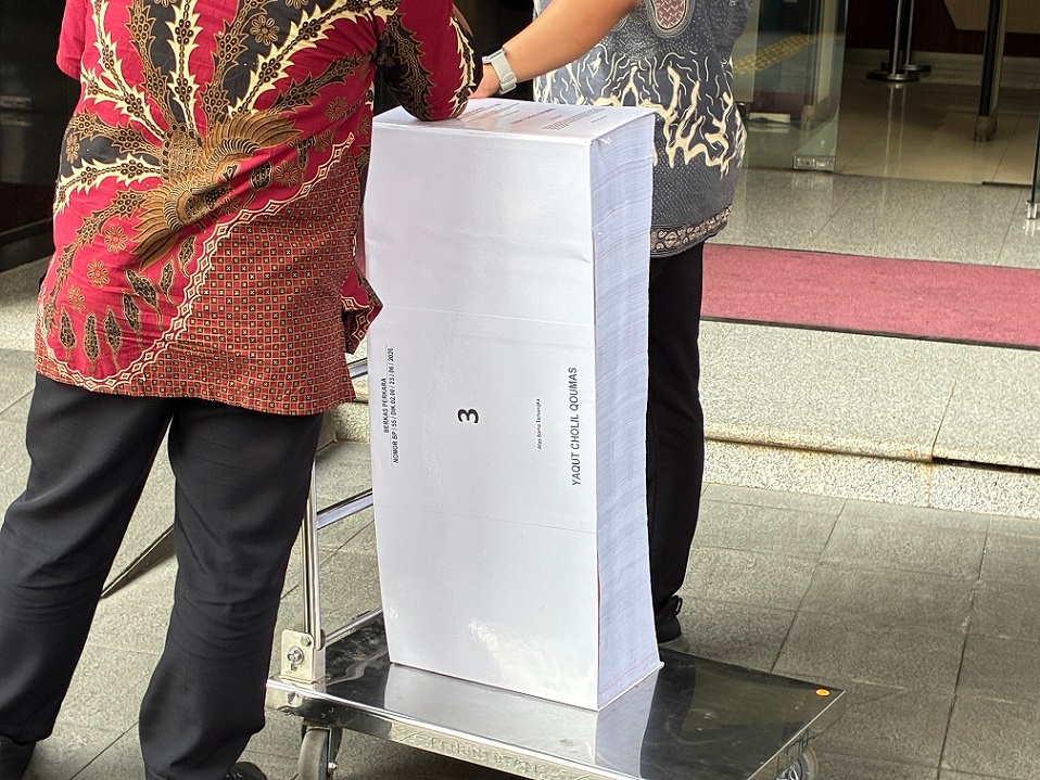 Berkas Dakwaan Setinggi Hampir Satu Meter Dilimpahkan ke Pengadilan, KPK Ajak Publik Kawal Sidang Korupsi Kuota Haji