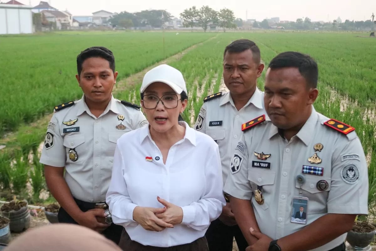 Rieke Diah Pitaloka Apresiasi Inovasi Pembinaan Lapas Karawang Dukung Program Ketahanan Pangan