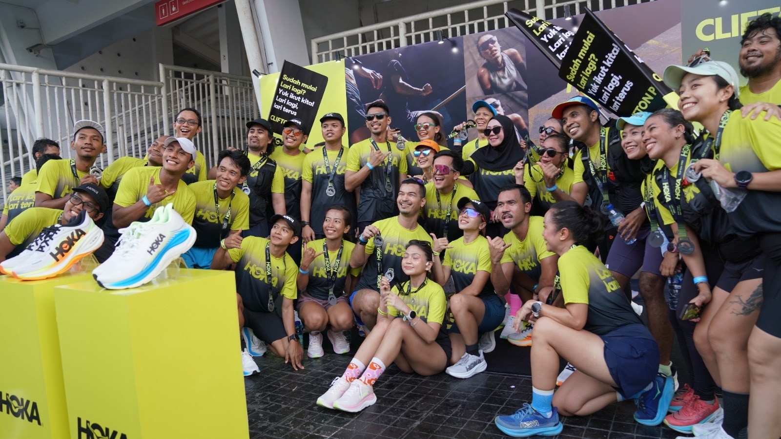 Usung Semangat 'Lari Lagi, Lari Terus', HOKA Rangkul Komunitas Lari dan Rilis Seri Clifton PRO