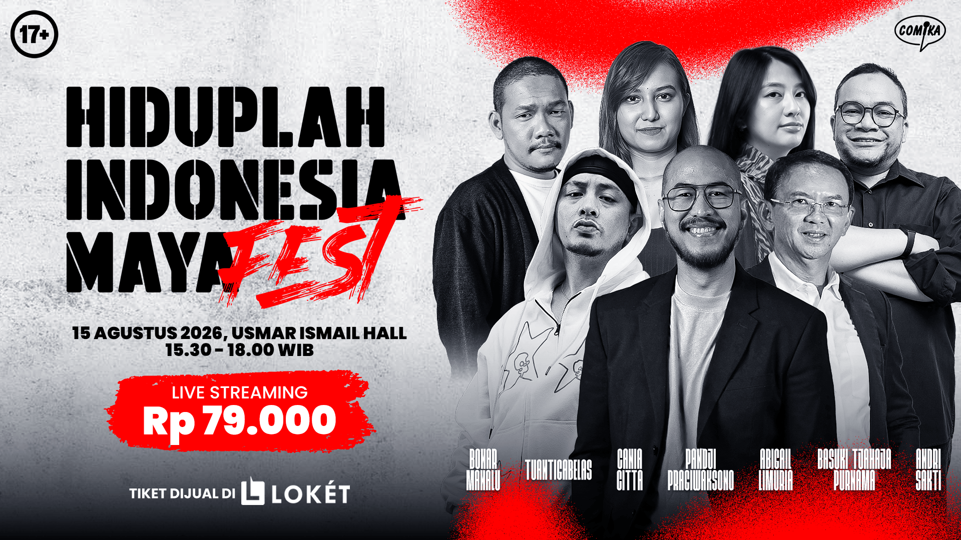 Hiduplah Indonesia Maya Fest 2026 Hadirkan Ahok dalam Monolog Kebangsaan