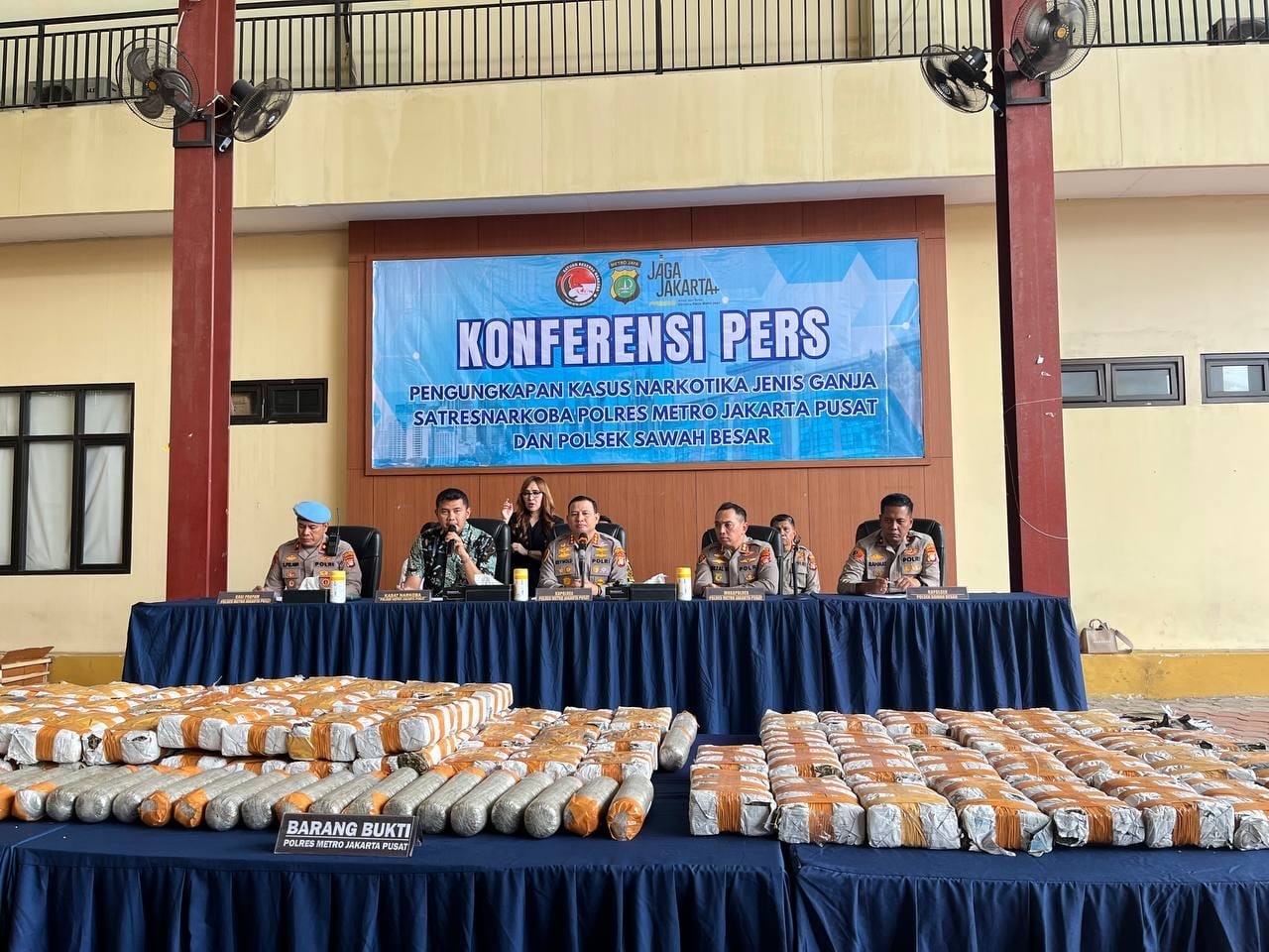 Polres Metro Jakpus Ungkap Tiga Kasus Narkoba Sepanjang Juli 2026, Sita Ganja 132,07 Kg