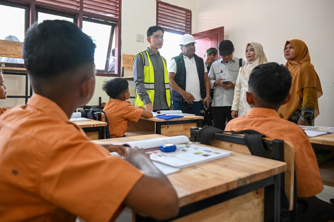 Renovasi SDN 7 Jangka Pascabencana Capai 86 Persen, Gibran Pastikan Siswa Bisa Kembali Belajar dengan Layak