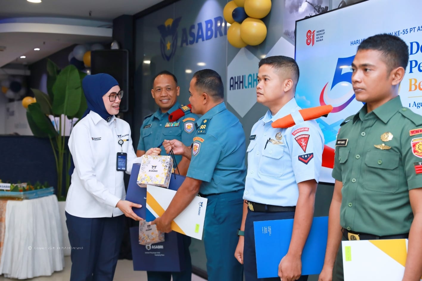 55 Tahun, ASABRI Hadirkan Perlindungan yang Menyertai Setiap Perjalanan Pengabdian