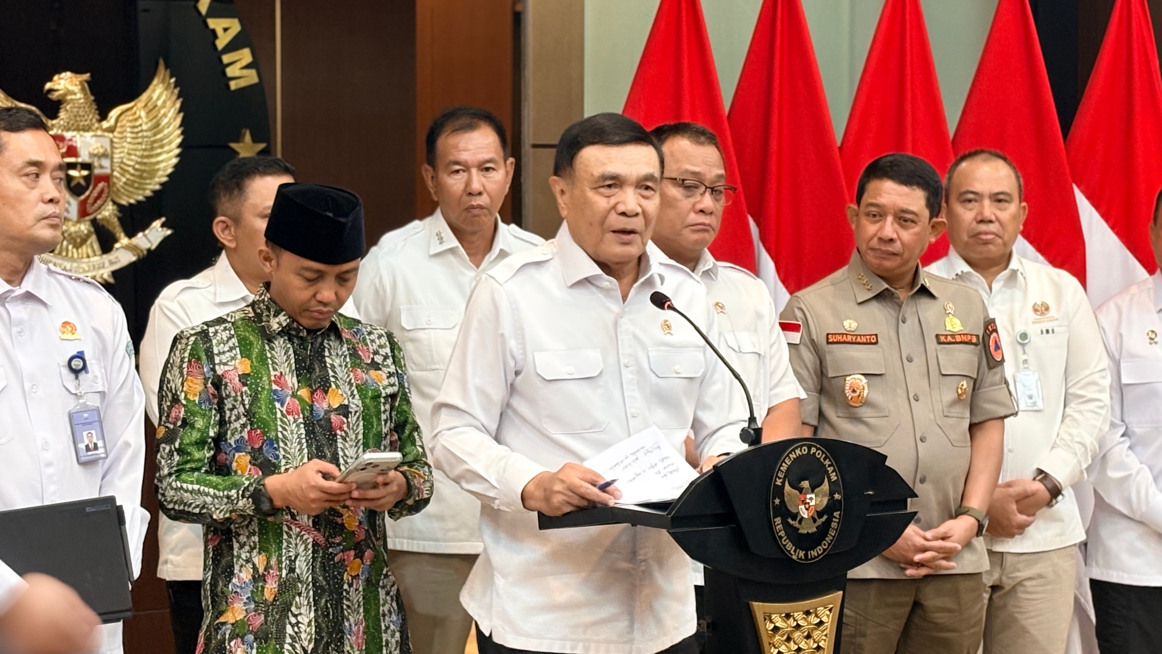 Menko Polkam: Karhutla Jadi Salah Satu Ukuran Karier Pangdam dan Kapolda