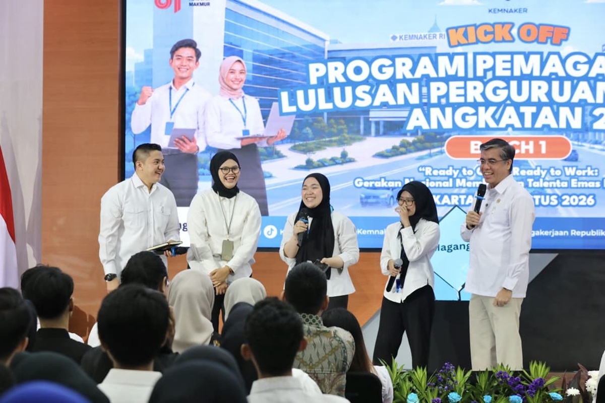 Program Pemagangan Nasional 2026 Resmi Dimulai, Diikuti 46.160 Lulusan Perguruan Tinggi