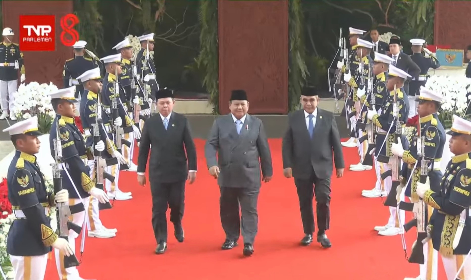 Prabowo Tiba di Gedung Parlemen, Siap Pidato di Sidang Tahunan MPR