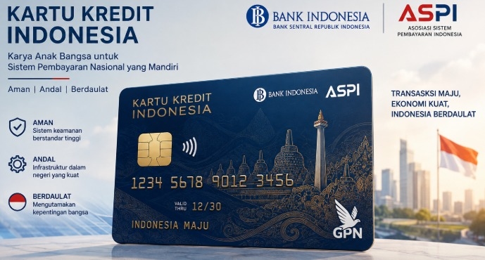 Kartu Kredit Indonesia Buatan BI dan ASPI Kini Bisa Dipakai Masyarakat Luas