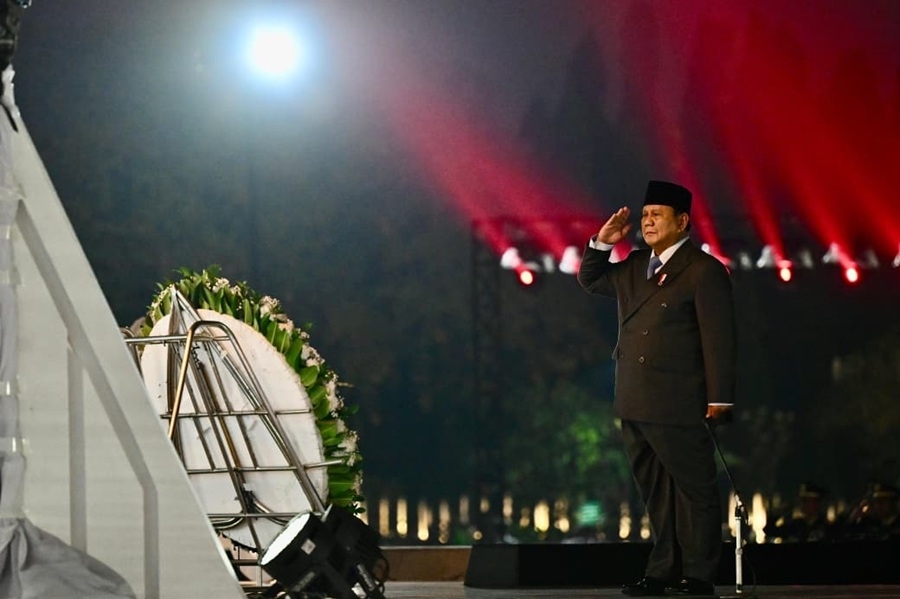 Presiden Prabowo Pimpin Ziarah Nasional dan Renungan Suci HUT RI, Teguhkan Tekad Lanjutkan Perjuangan