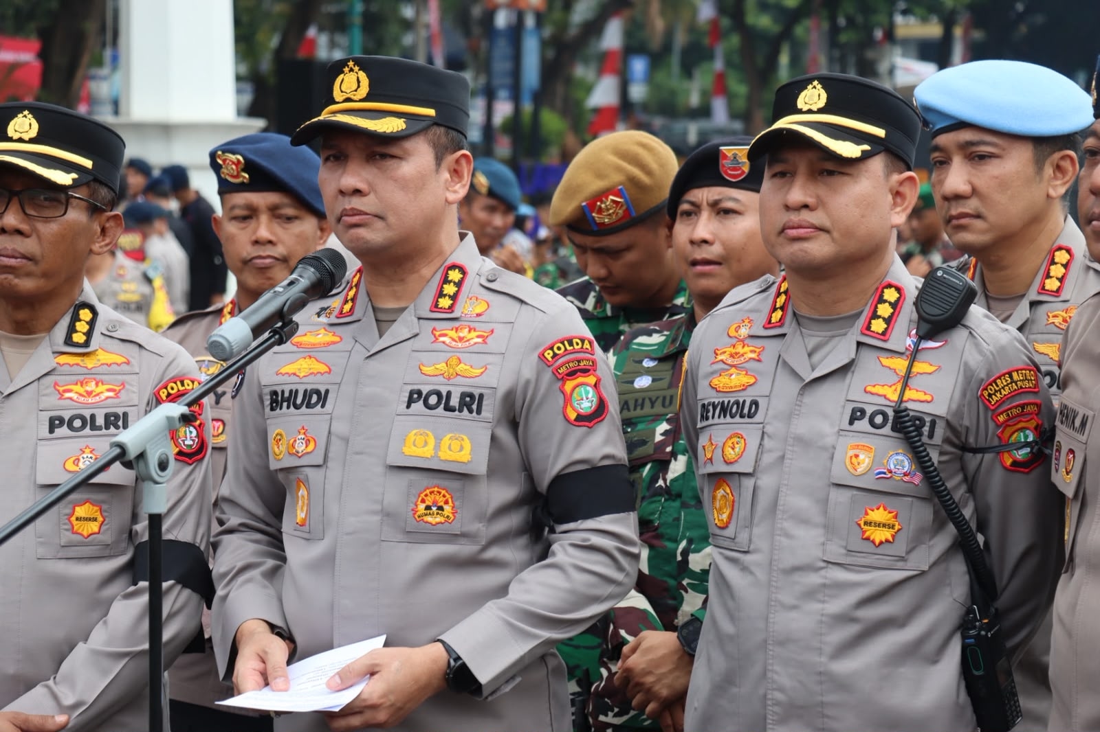 9.242 Personel Gabungan Diterjunkan Amankan Demo BEM UI Hari Ini