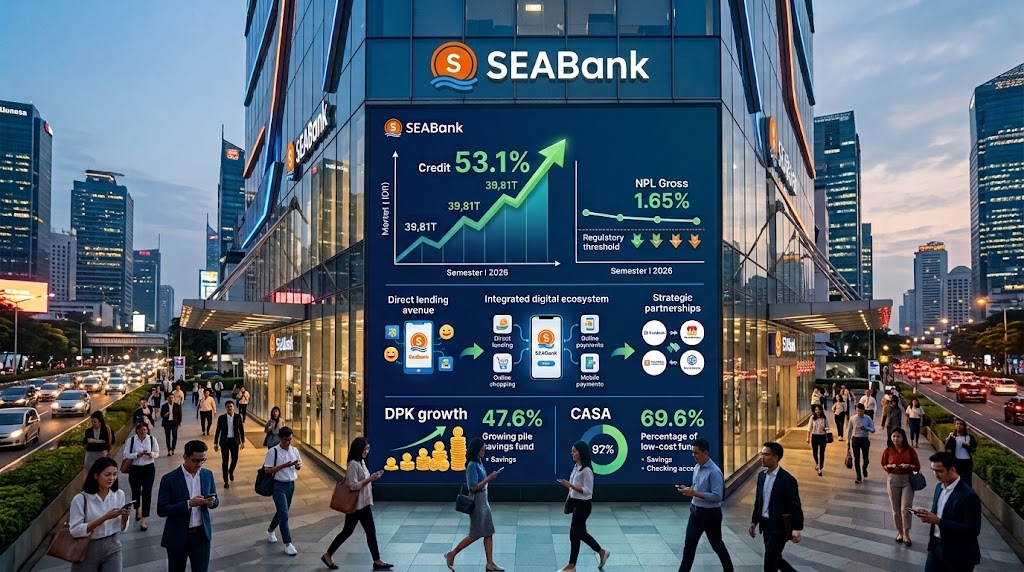 Kredit SeaBank Tumbuh 53,1 Persen, tapi NPL Tetap 1,65 Persen, Apa Rahasianya?