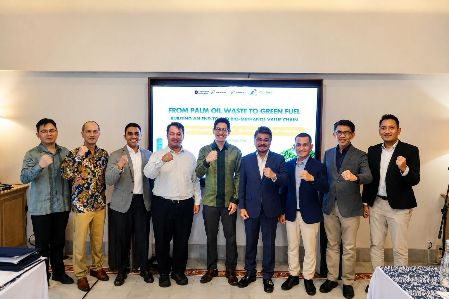 Pertamina NRE Gandeng 3 Mitra, Kembangkan Bio-Metanol dari Biogas