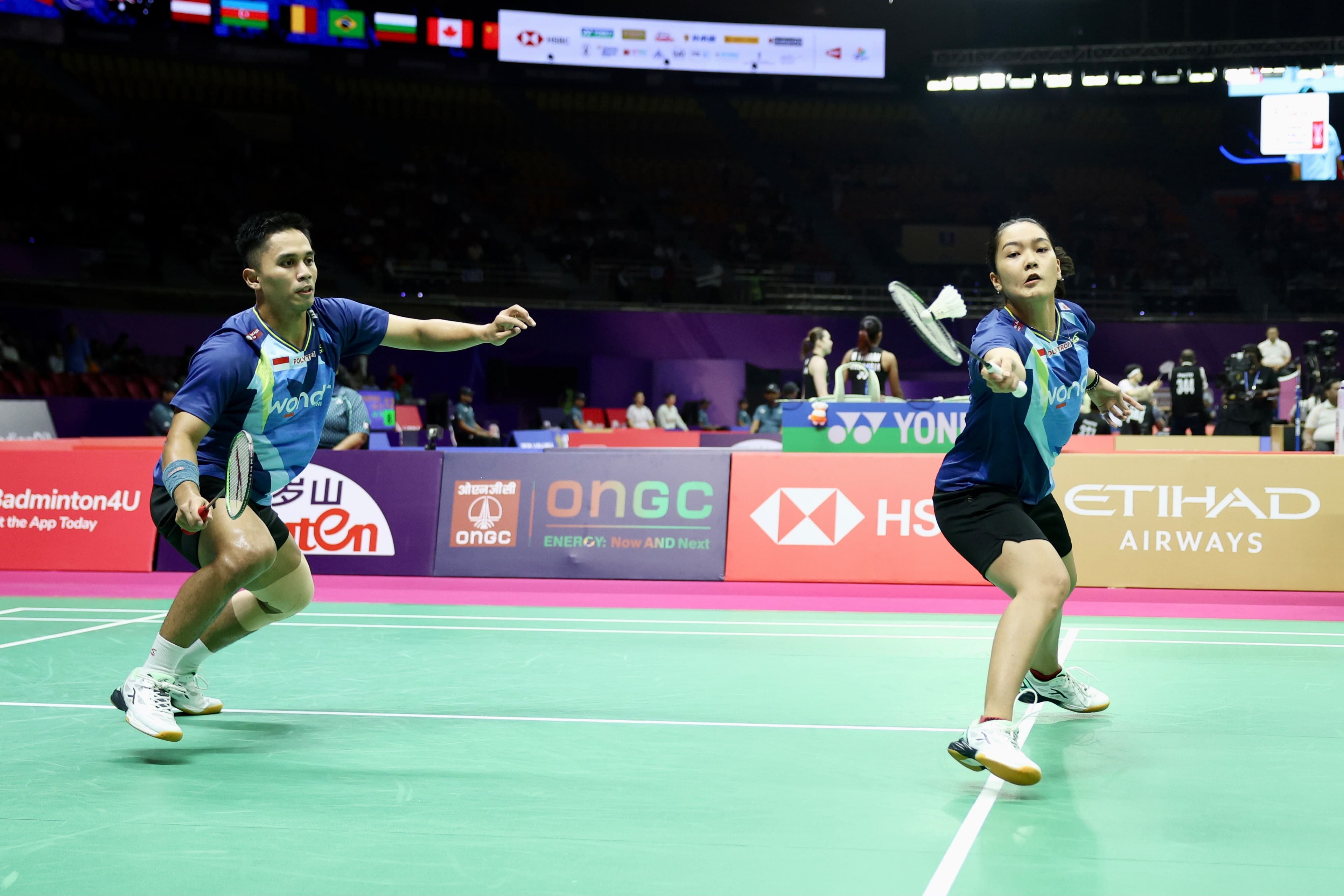 Kejuaraan Dunia: Amri/Nita dan Alwi Farhan Tembus Perempat Final, Jojo Terhenti setelah Unggul