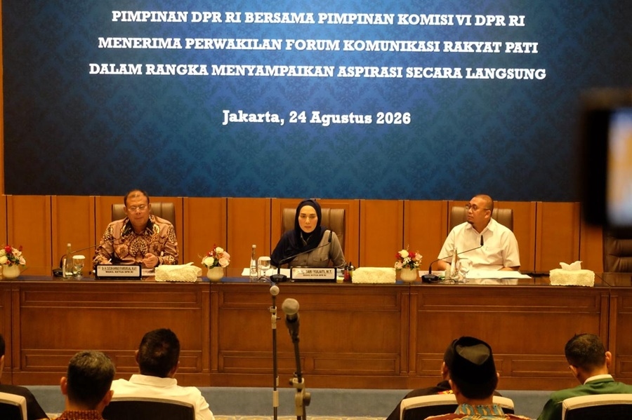 Pimpinan DPR Janji Menindaklanjuti Seluruh Aspirasi Warga Pati