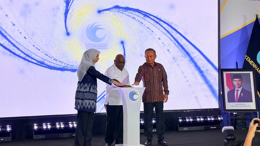 Proyeksi HAM Indonesia 2036 Diluncurkan, Menteri Pigai: Dasar Pemenuhan HAM di Bidang Ekonomi hingga Sosial Budaya