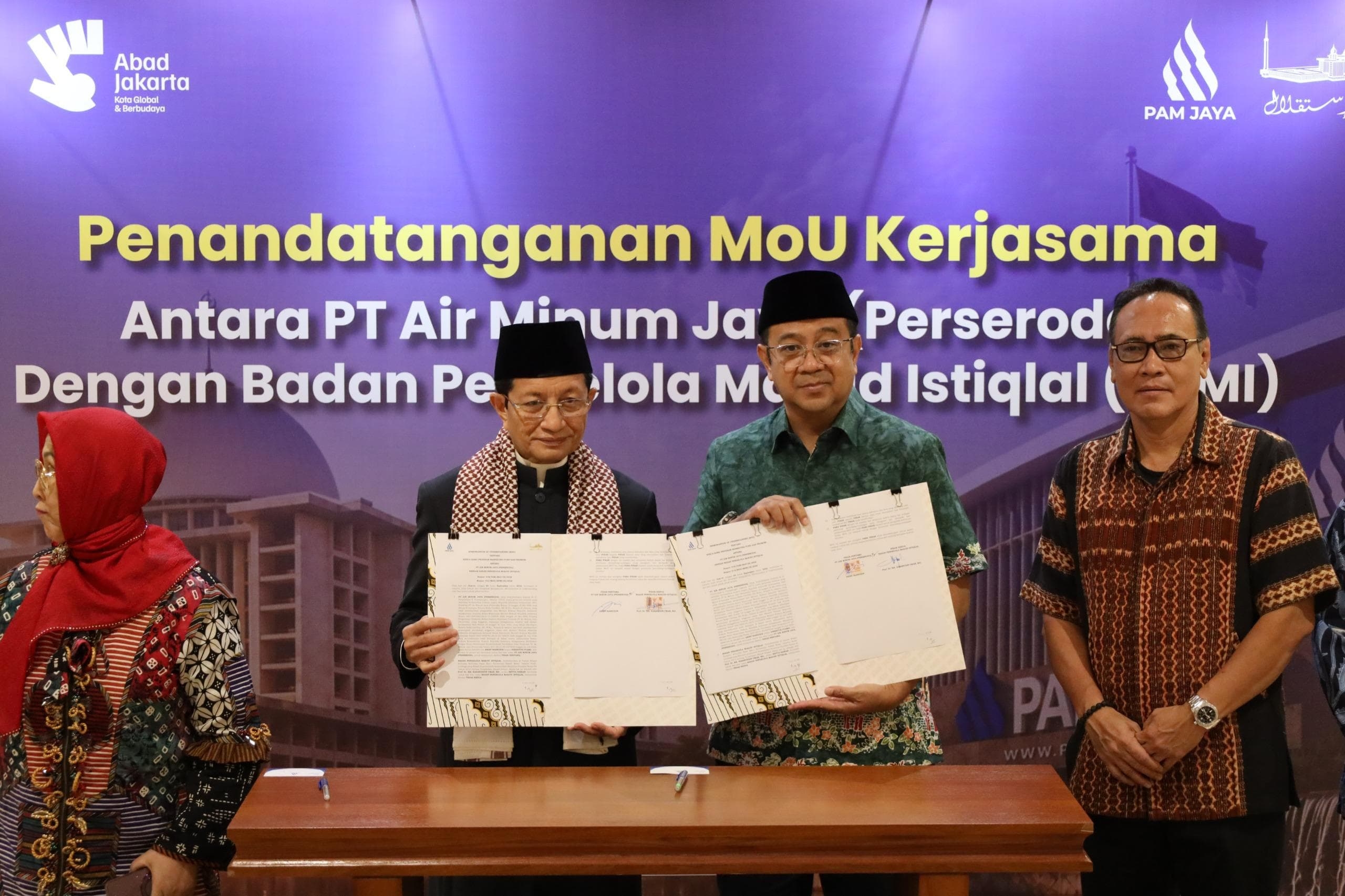 PAM Jaya Gratiskan Seluruh Pemakaian Air Masjid Istiqlal Selama Setahun