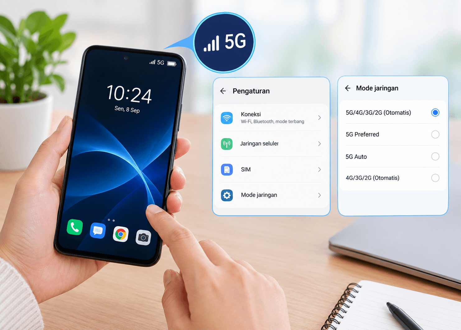 Cara Cek HP Sudah 5G atau Belum, Mudah Tanpa Aplikasi Tambahan!