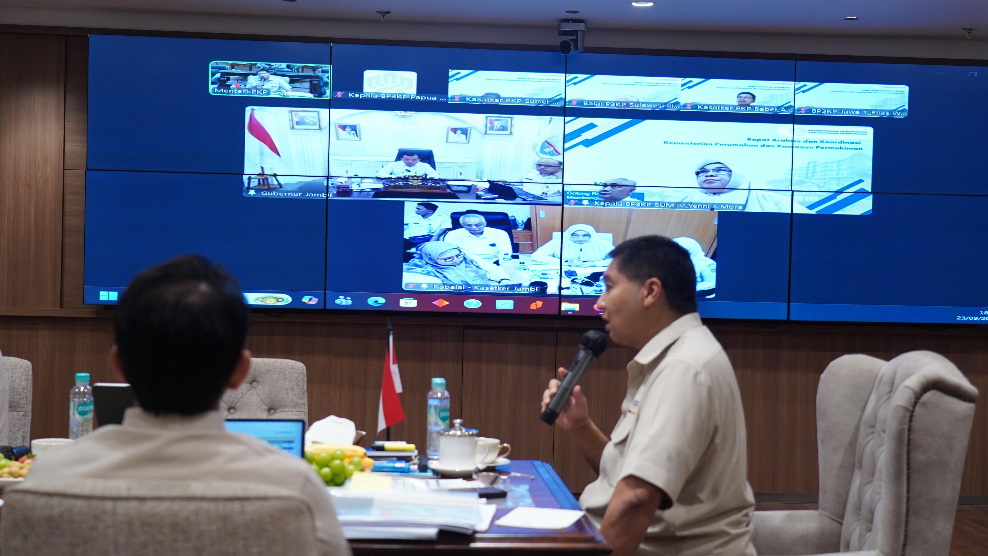 Menteri PKP Sorot Kelambanan Realisasi Program Bedah Rumah di Empat Provinsi 