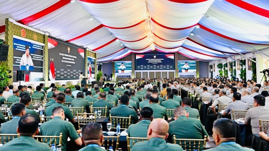 Presiden Prabowo Minta TNI-Polri Hilangkan Ego Sektoral, Jadilah Teladan