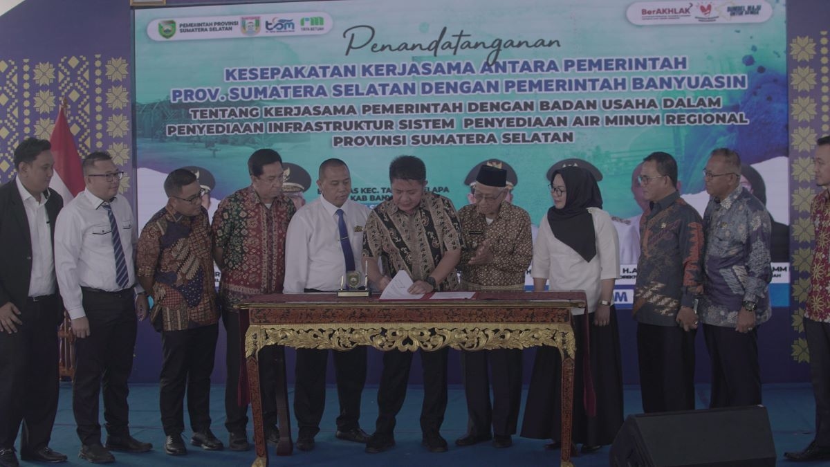 Gubernur Herman Deru: Perusahaan Daerah Penyedia Air Minum Jangan Hanya Kejar Profit