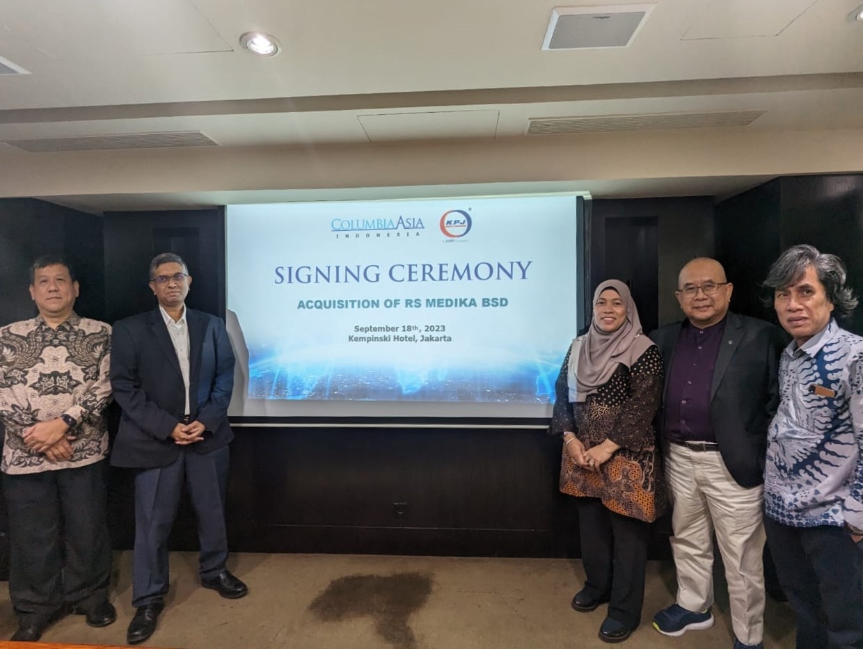 Akuisisi RS Medika, Rumah Sakit Internasional Columbia Asia Hadir Di BSD