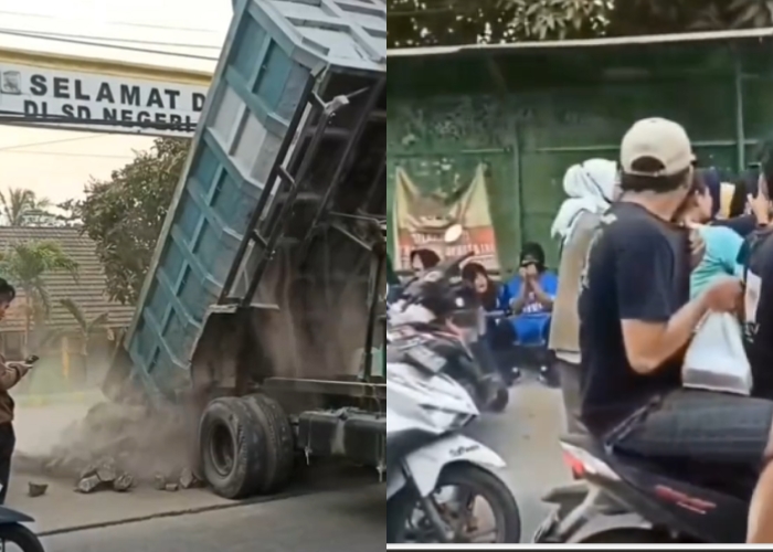 Tangisan Murid SDN 4 Anyar Serang Saat Akses Sekolah Diblokade Pemilik Tanah 