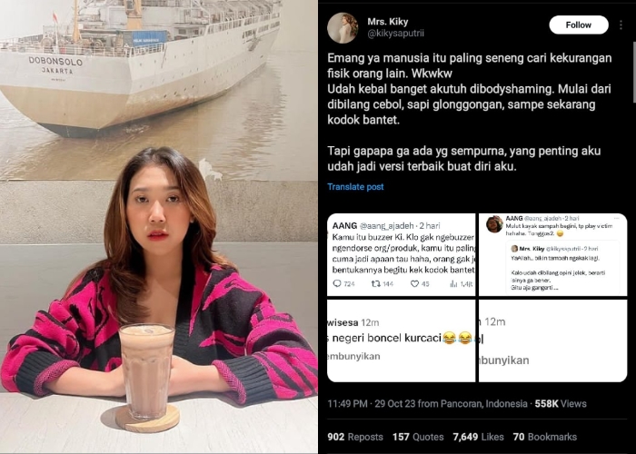 Dihina Kodok Bantet Oleh Warganet, Ini Tanggapan Kiky Saputri 