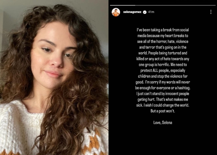 Selena Gomez Diam Saja Terkait Palestina, Dukung Israel?