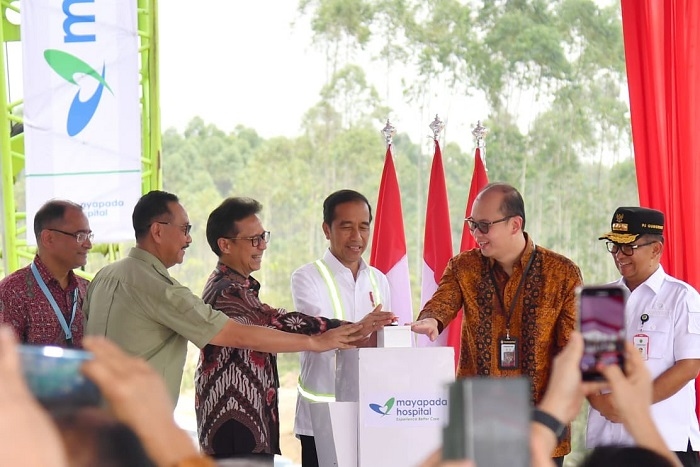 Jokowi Groundbreaking Rumah Sakit Kedua di Ibu Kota Nusantara atau IKN