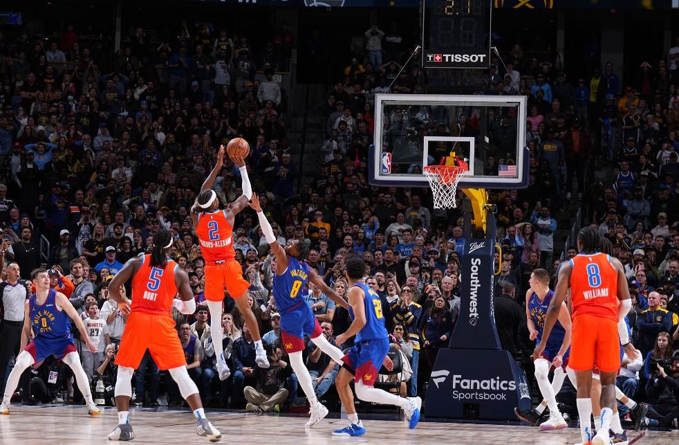 NBA Hari Ini: Jump Shot Shai-Gilgeous Alexander di Menit Akhir Menangkan Thunder di Kandang Nuggets