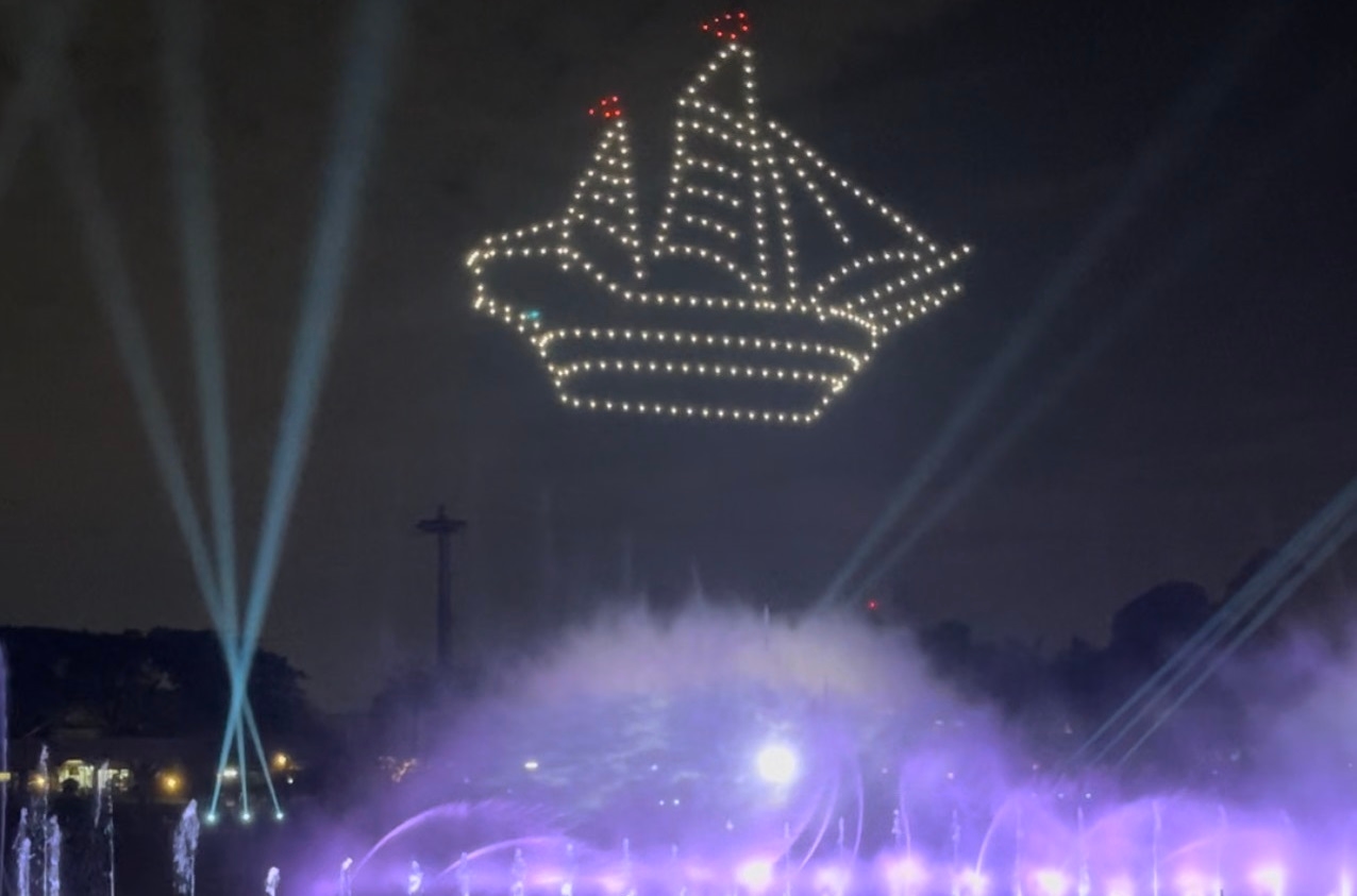 Bagus Banget, Atraksi Air Mancur TMII Sukses Bikin Pengunjung Terharu