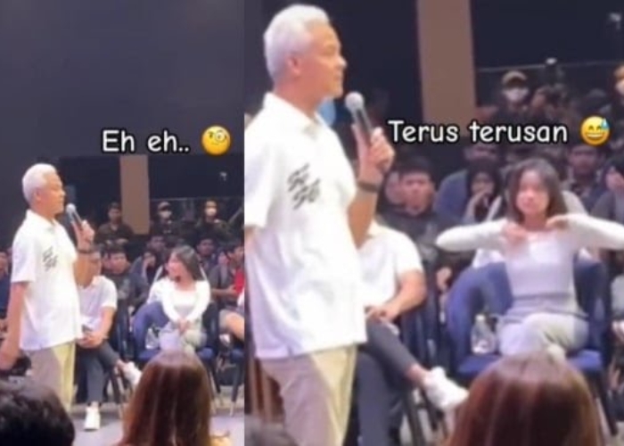 Sikap dan Pakaian Fuji Saat Datang ke Acara Ganjar Pranowo Jadi Sorotan, Netizen:  Acara Resmi Kok Pake Baju Ketat Banget