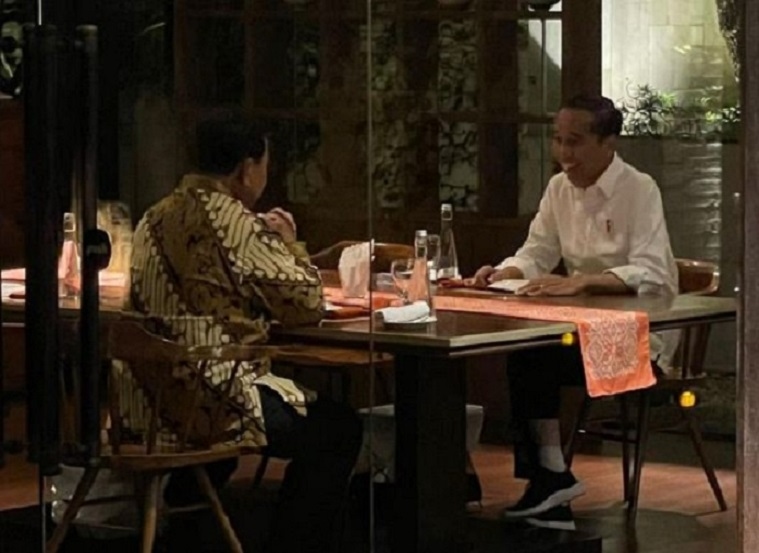 Jokowi dan Prabowo Makan Malam Berdua, Cuma Cicipi Masakan Nusantara