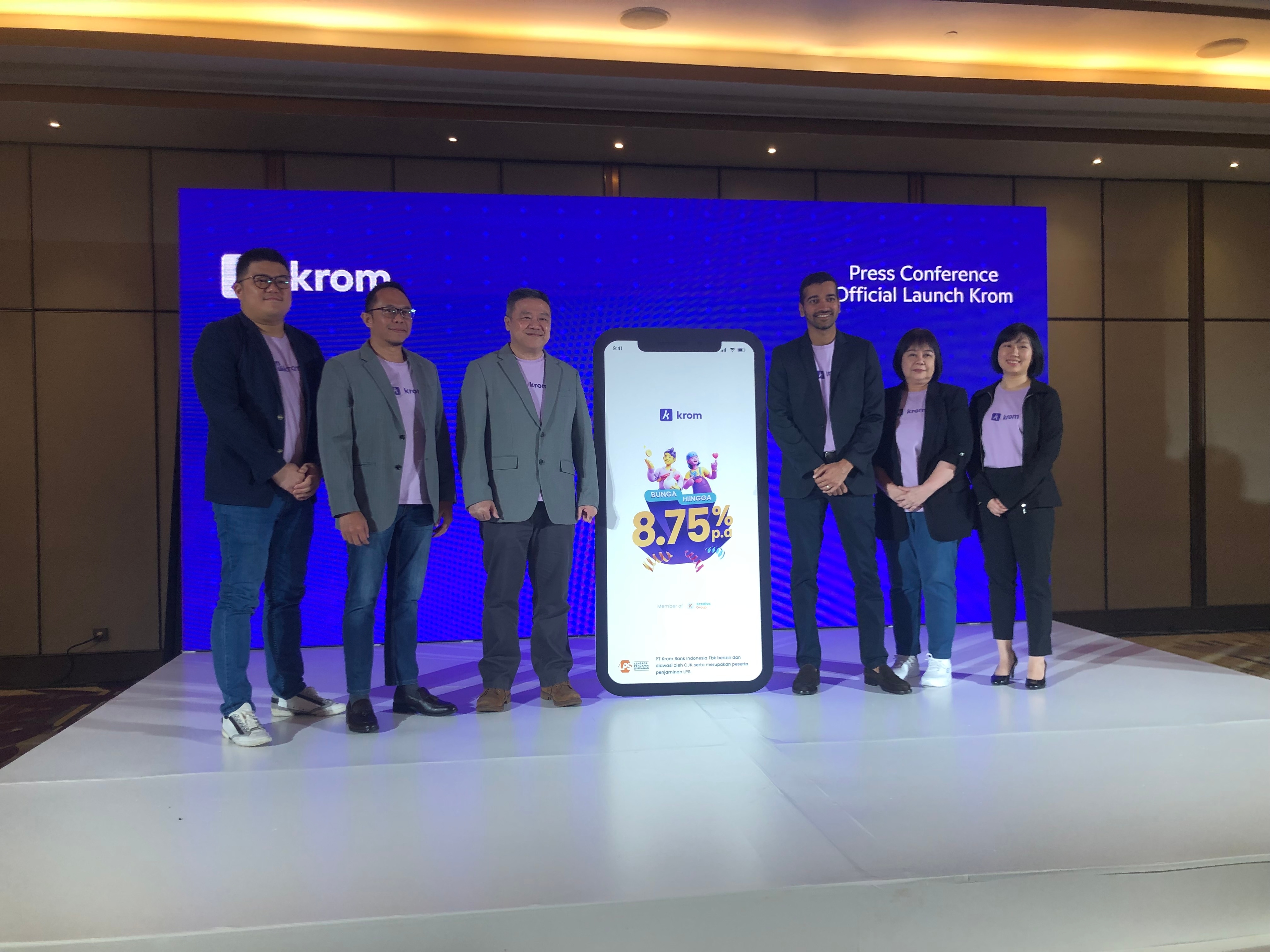 Sasar Generasi Muda, Krom Bank Luncurkan Aplikasi Digital Banking