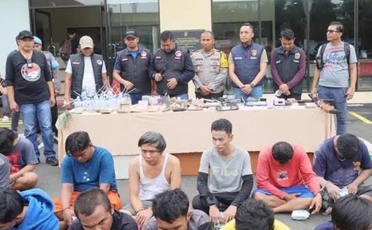 Polisi Ringkus 26 Terduga Pengedar Narkoba di Kampung Bahari Jakarta Utara