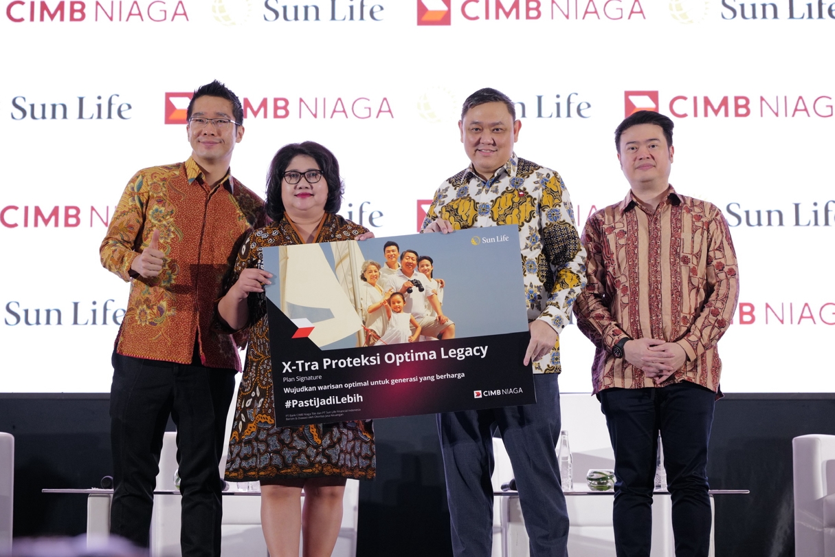 Sun Life Indonesia dan CIMB Niaga Hadirkan X-Tra Proteksi Optima Legacy sebagai Inovasi Pelindungan dan Perencanaan Warisan