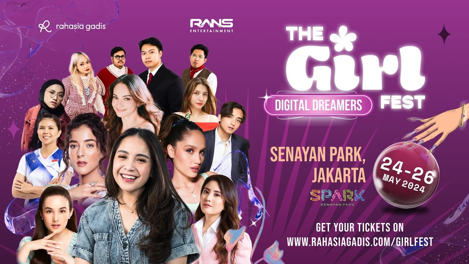 Jangan Sampai Kelewatan! The Girl Fest Jakarta 2024 Akan Hadir di Spark Senayan Pada 24-26 Mei