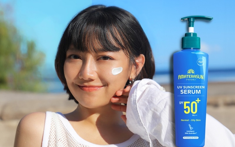 Amaterasun Hadirkan Sunscreen SPF50+ PA++ yang Proteksi Kulit dari Sinar Matahari tanpa Merusak Makeup