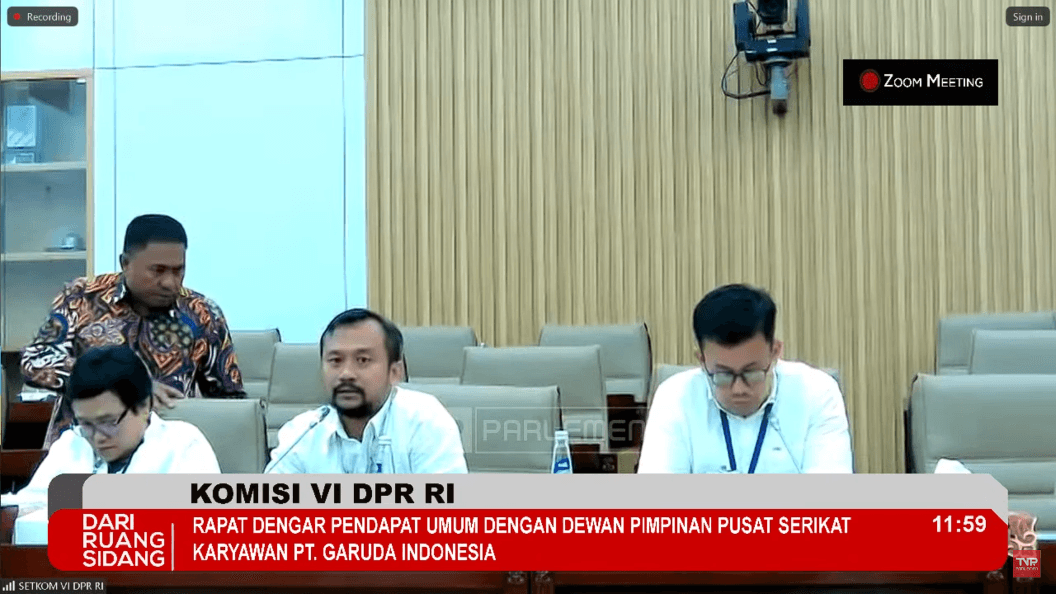 Dituduh Lakukan Pencemaran Nama Baik, Serikat Karyawan Garuda Indonesia Lapor ke Komisi VI