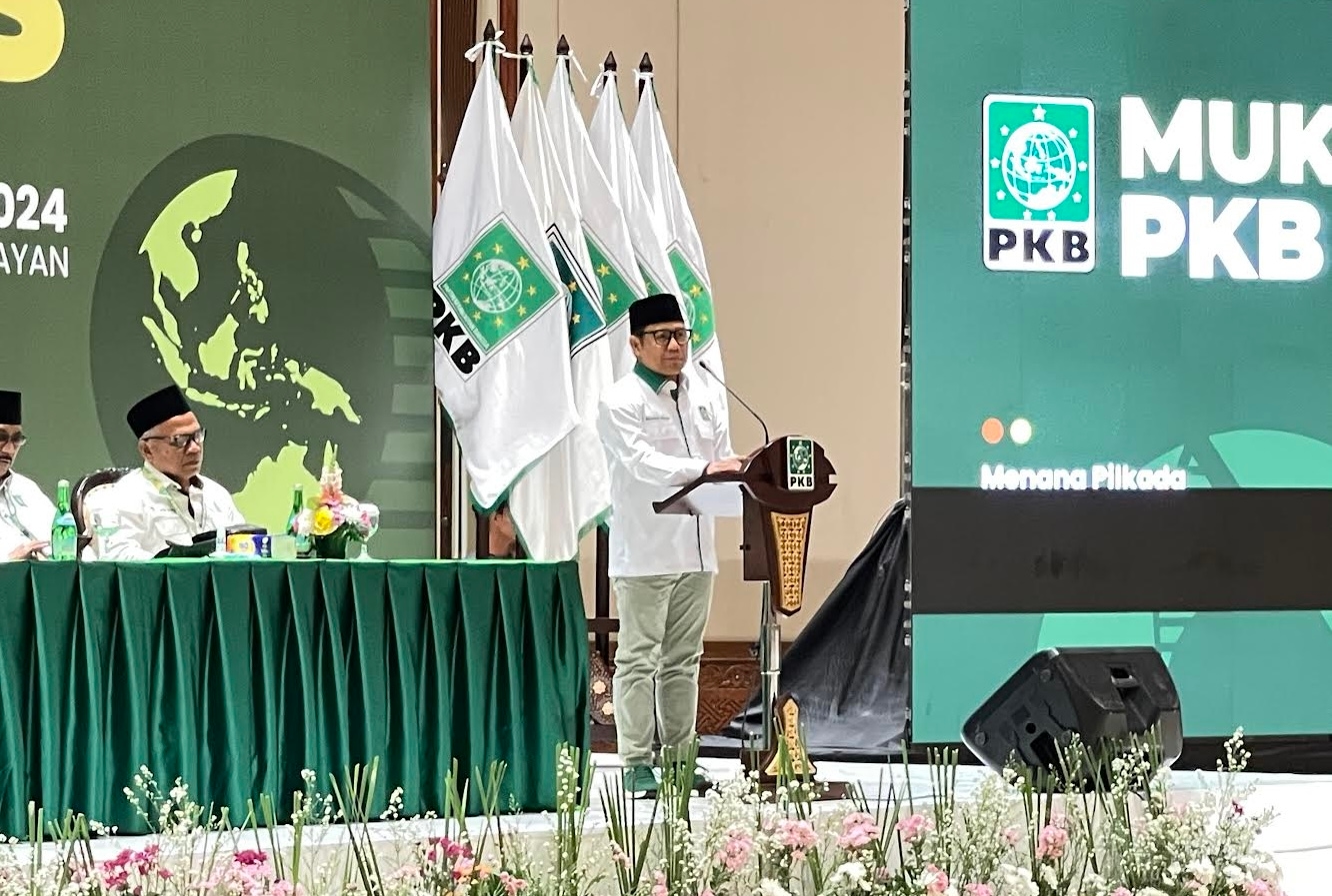 Cak Imin Bandingkan Lengsernya Soeharto dengan Jokowi di Acara Mukernas PKB