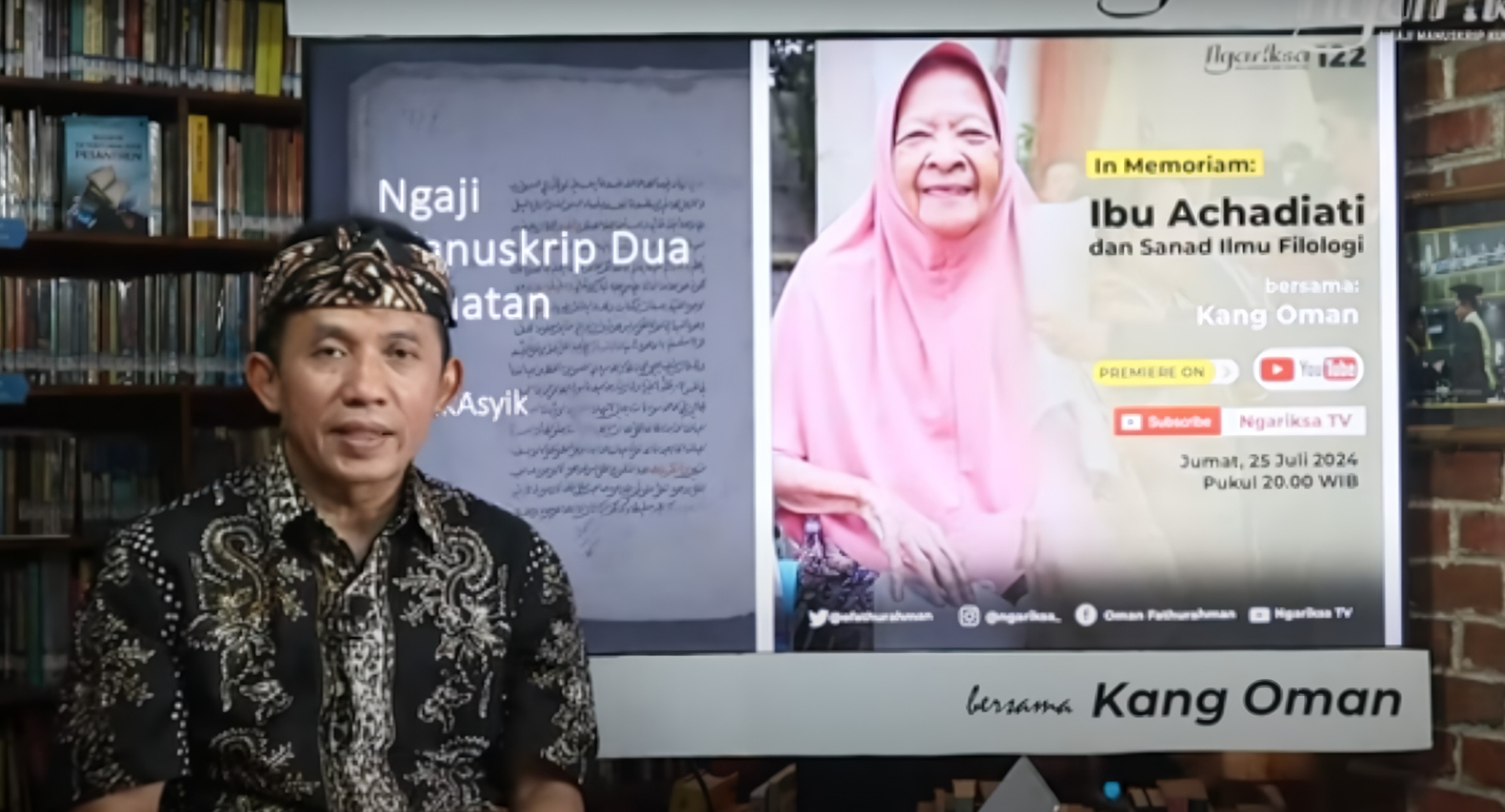 Prof Oman: Kepergian Achadiati Ikram Berakhirnya Filolog Generasi Kedua