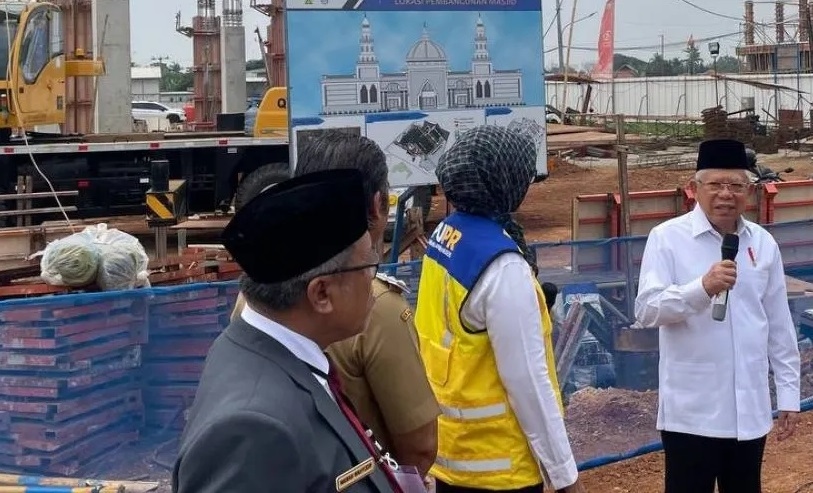 Wapres Ma'ruf Amin Resmikan Pembangunan Gedung Universitas Syekh Nawawi