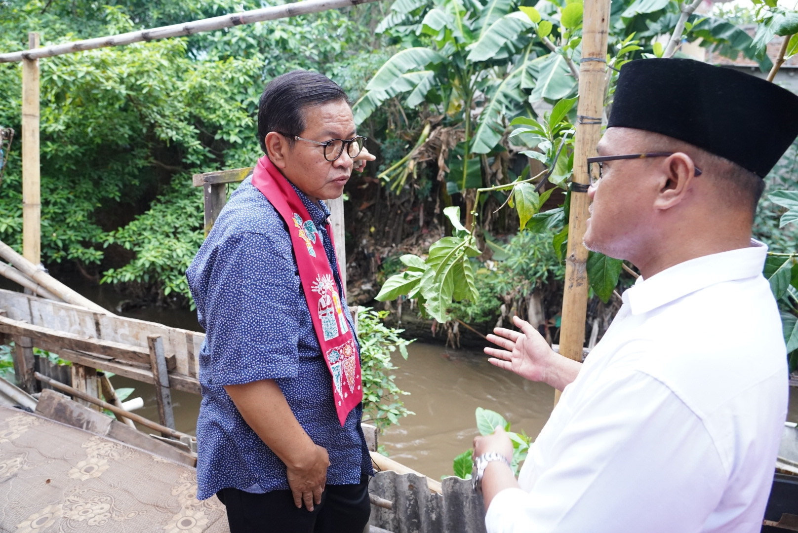 Atasi Banjir, Pramono Janji Bebaskan Lahan Bantaran Kali Krukut