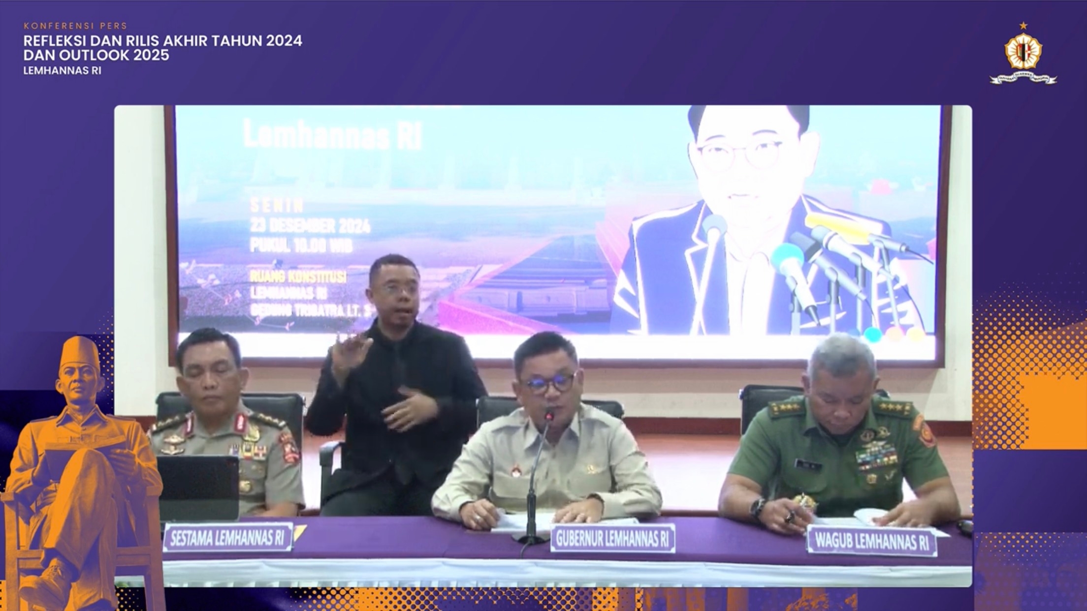 Lemhannas RI: Ketahanan Nasional 2024 Berada di Posisi Cukup Tangguh