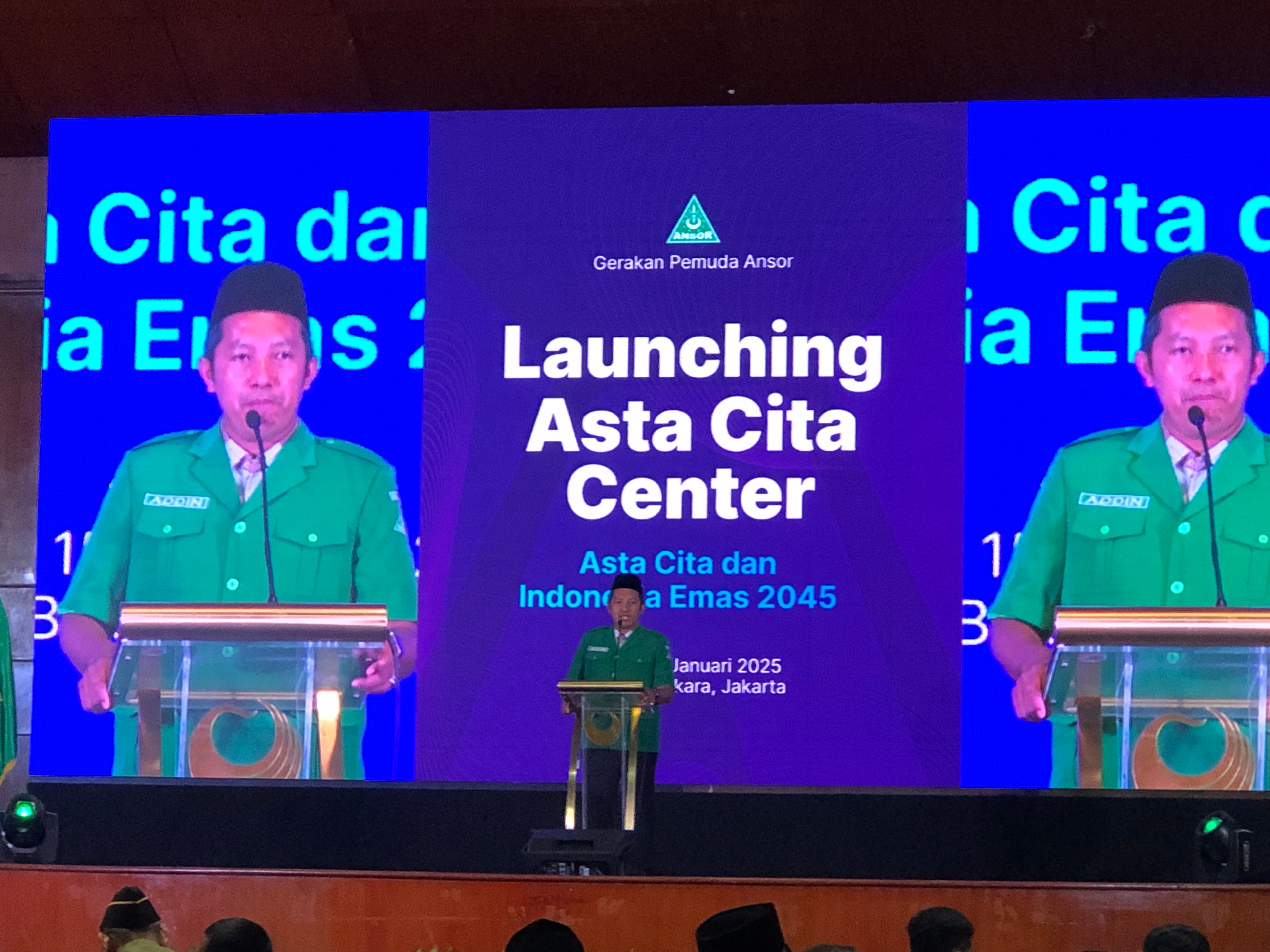 GP Ansor Launching Asta Cita Center, Dukung Prabowo Wujudkan Indonesia Emas 2045