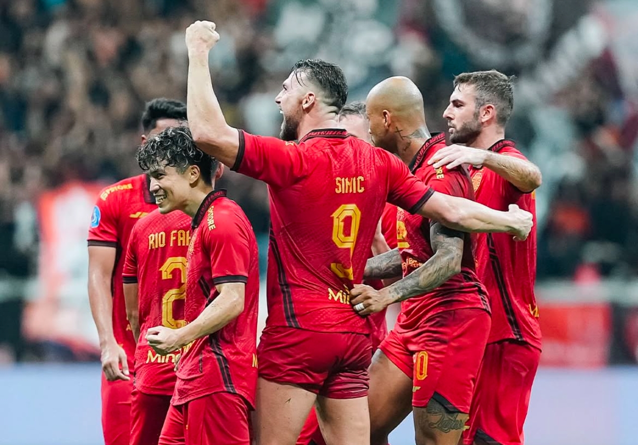 Persija Jakarta Tundukkan Persita Tangerang 2-0, Simic dan Hannan Jadi Pahlawan