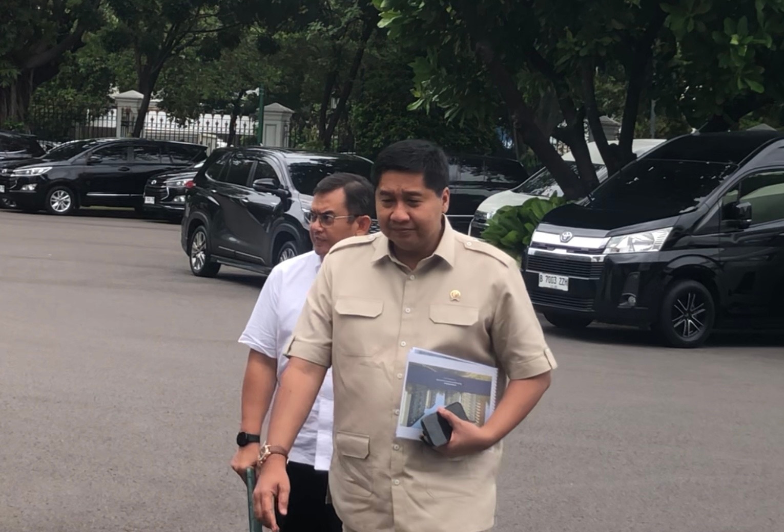 Sejumlah Menteri Lapor Perkembangan Pembangunan IKN ke Prabowo