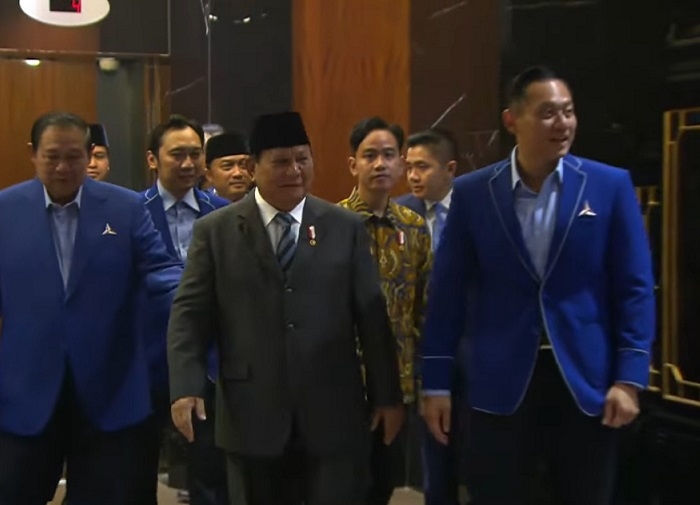 Prabowo-Gibran Beserta Jajaran Kabinet Merah Putih Kompak Hadiri Penutupan Kongres Partai Demokrat